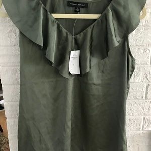 NWT Olive Green dressy shirt